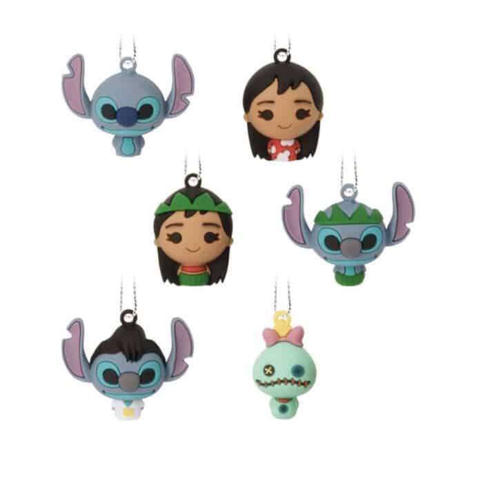 Mini Lilo Stitch Ornament Set