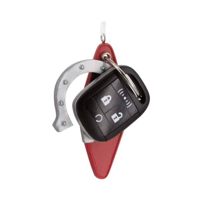 New Driver Key Fob Horseshoe Ornament