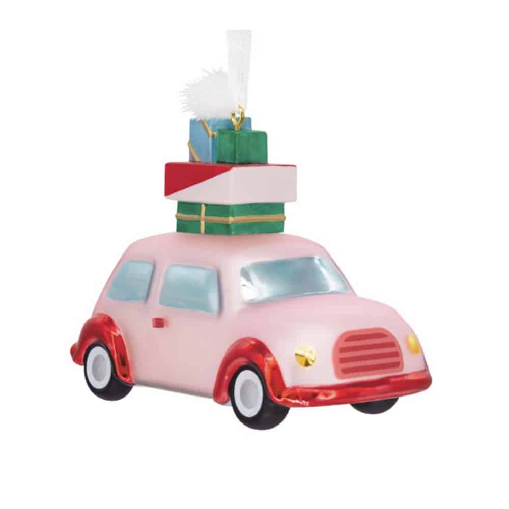 Pink Package Car Ornament