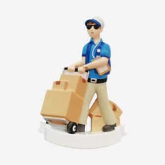 Delivery Man Ornament Personalize