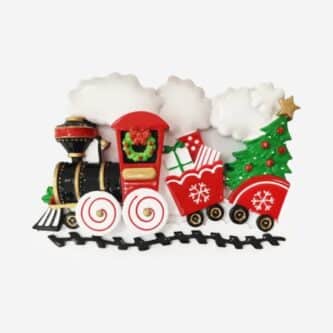 Holiday Nostalgic Train Ornament Personalize