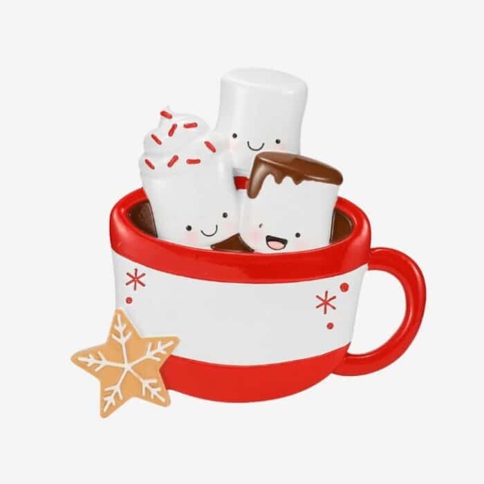 Hot Cocoa Treat Family Ornament Personalize Three