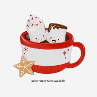 Hot Cocoa Treat Family Ornament Personalize