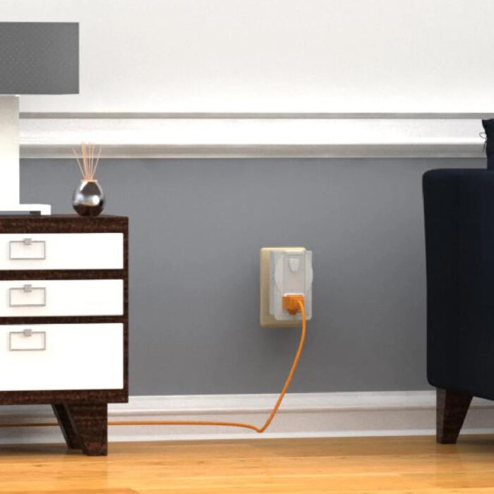 Indoor Wireless Remote System 3 Outlet Wall Example