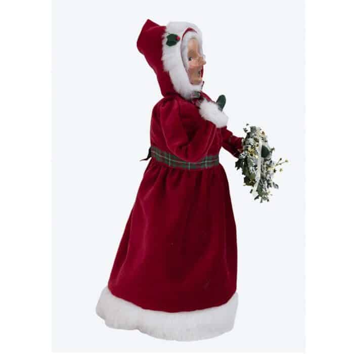 Mr and Mrs Claus Red Velvet Byers Choice Ltd Mrs Claus Side