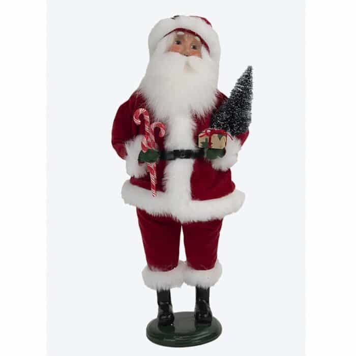 Mr and Mrs Claus Red Velvet Byers Choice Ltd Santa