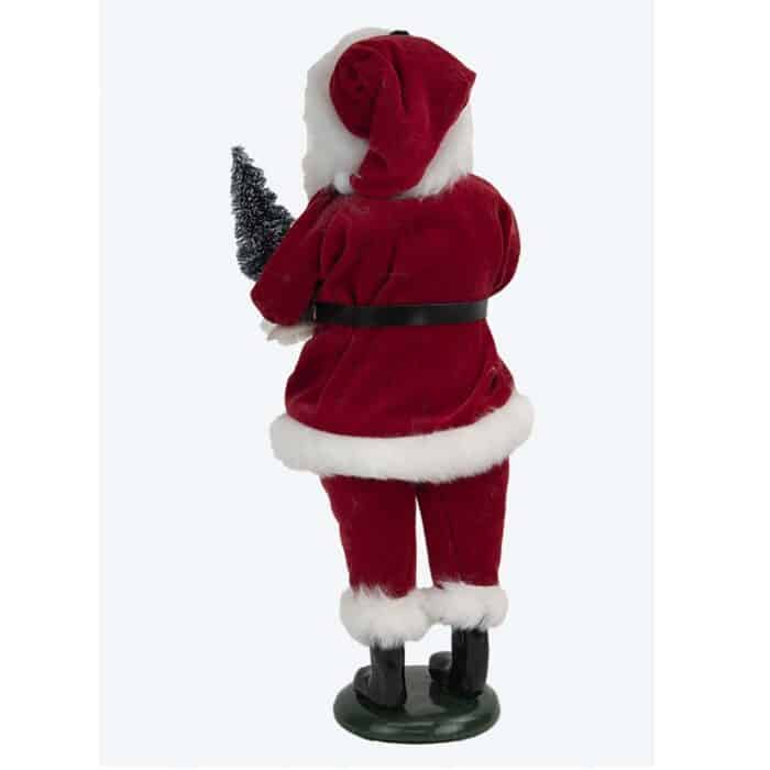 Mr and Mrs Claus Red Velvet Byers Choice Ltd Santa Back