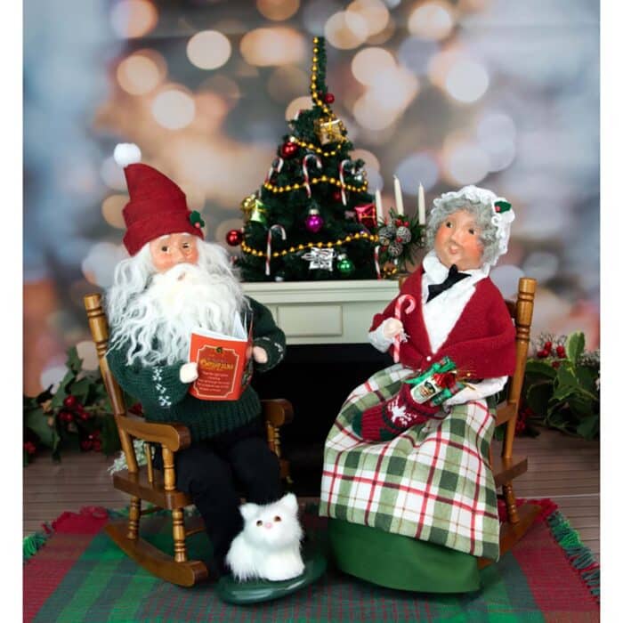 Mr and Mrs Claus Rockers Byers Choice Ltd