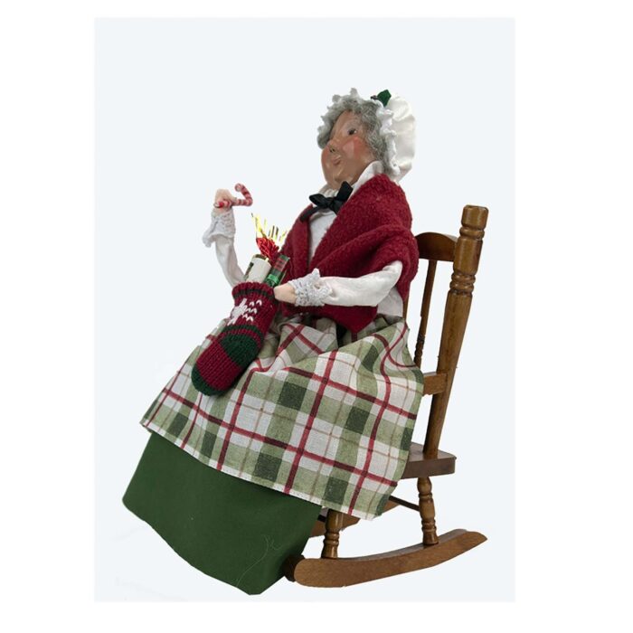 Mr and Mrs Claus Rockers Byers Choice Ltd Mrs Claus Side