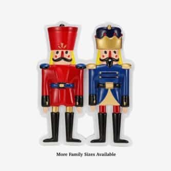 Nutcracker Soldier Family Ornament Two