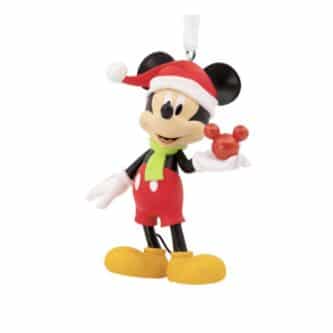 Santa Hat Mickey Mouse Ornament