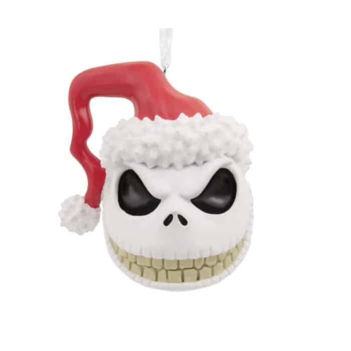 Jack Skellington Santa Hat Ornament