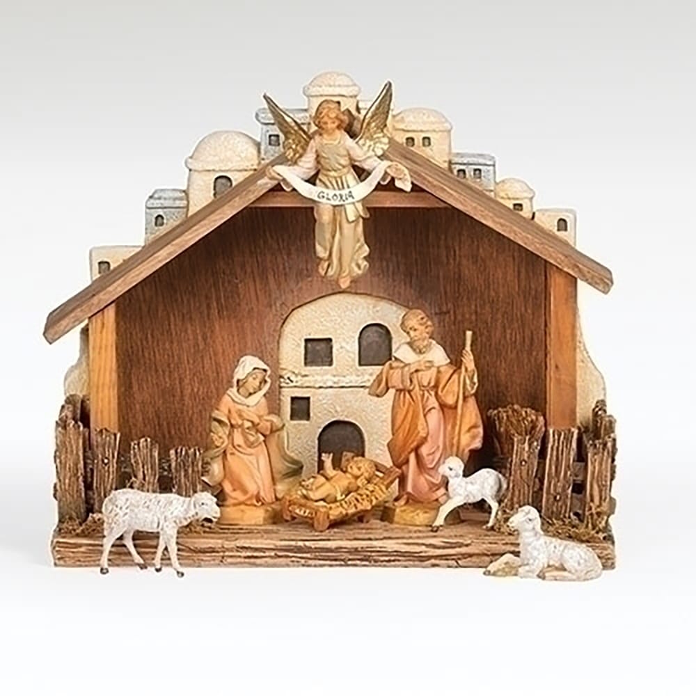 Nativity Set With Stable Fontanini