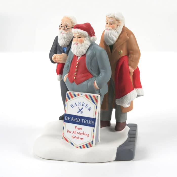 a Shave in Time Christmas in the City D56 Side