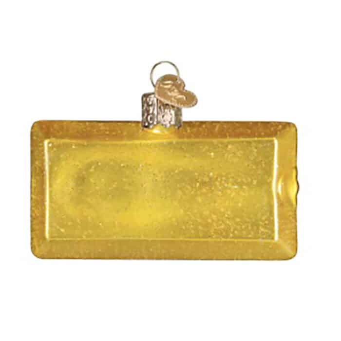 Bacon Thick Cut Ornament Old World Christmas Back