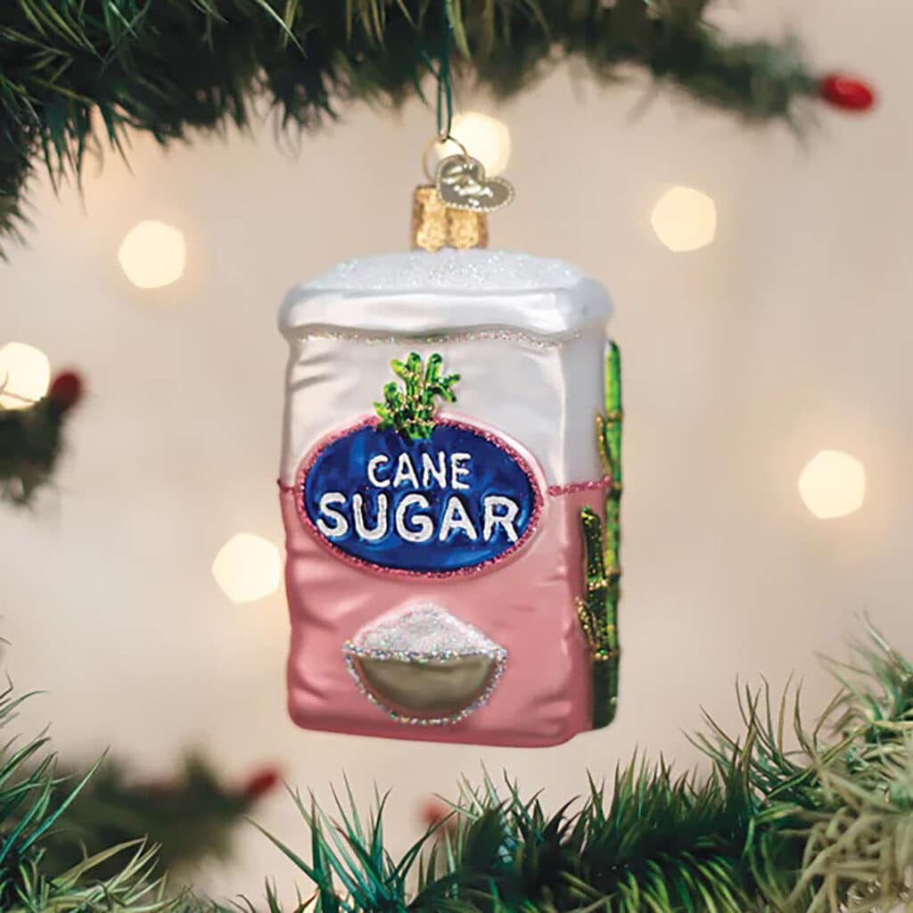Bag of Cane Sugar Ornament Old World Christmas