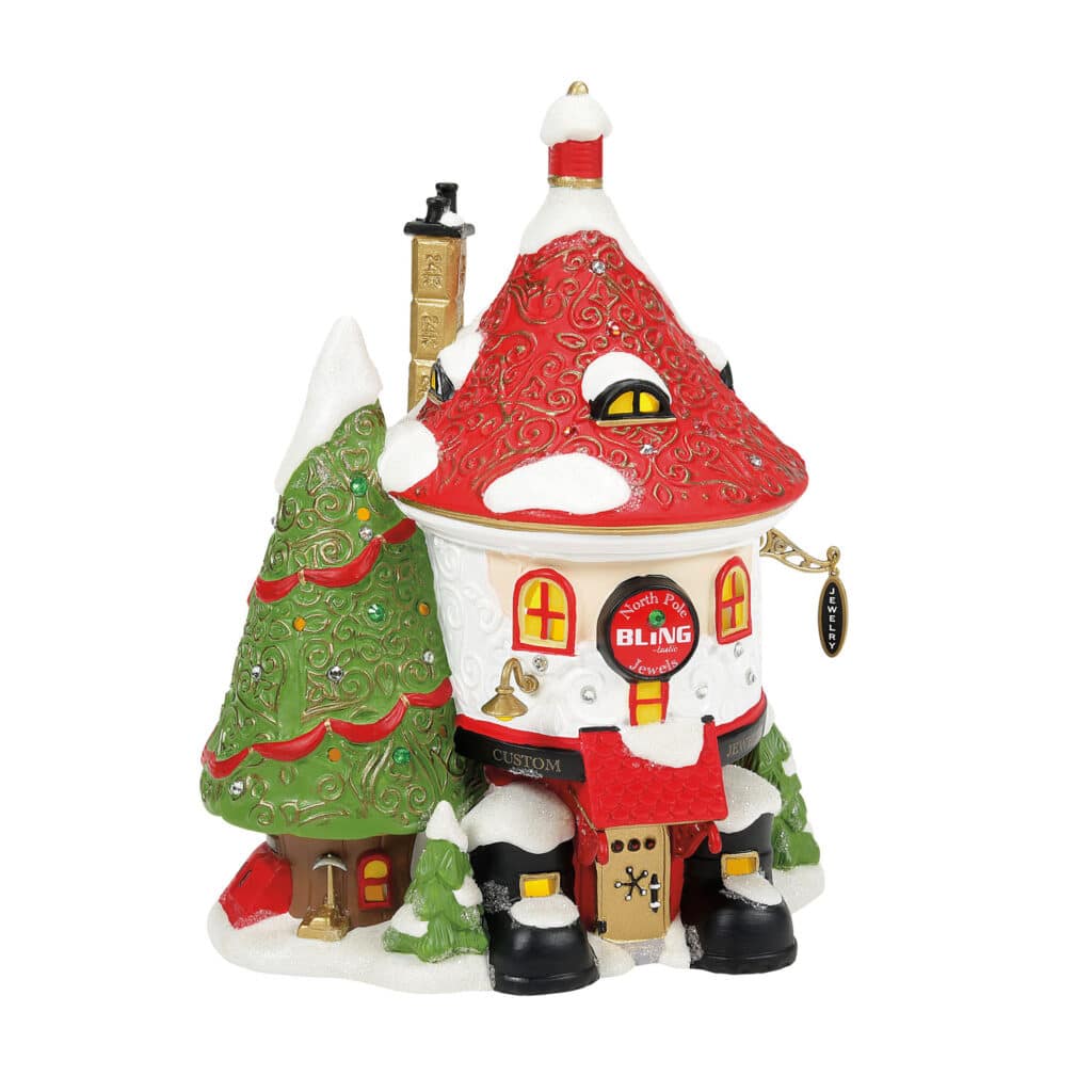 Blingtastic Jewelers North Pole Village D56 New