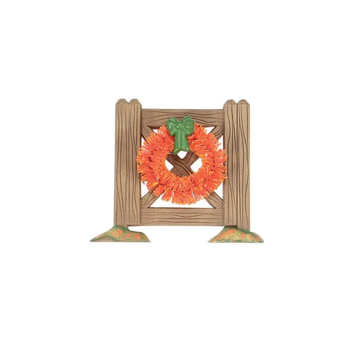 Brown Crossbuck Fence Set Cross Product D56 New Gate