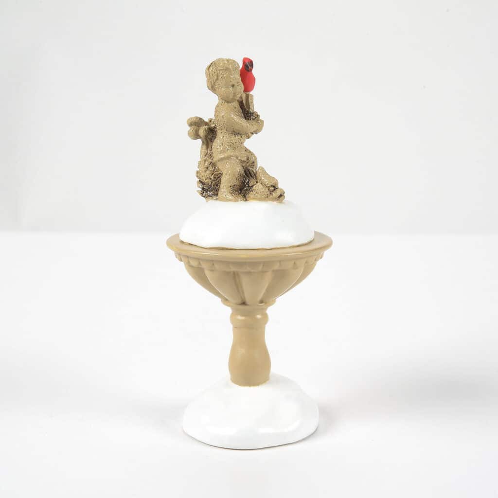 Cardinal Christmas Fountain Cross Product D56 New