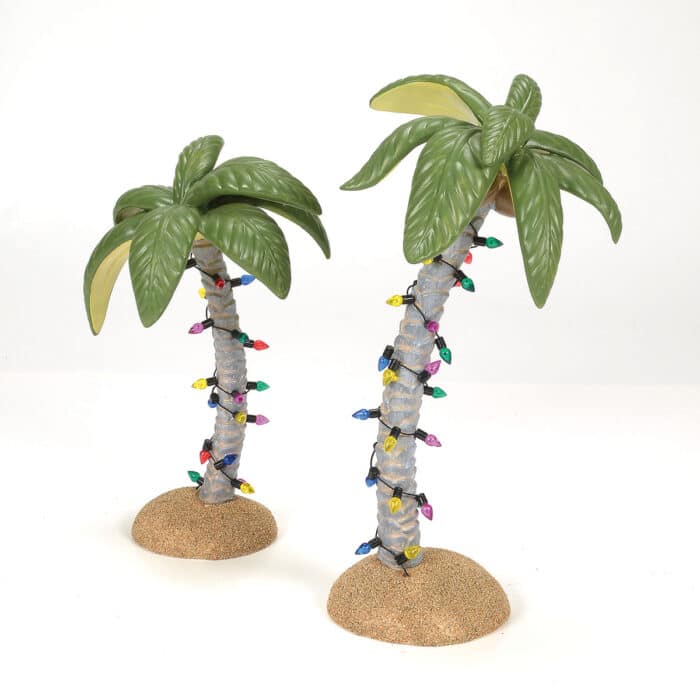Christmas Palms Cross Product D56 New Back