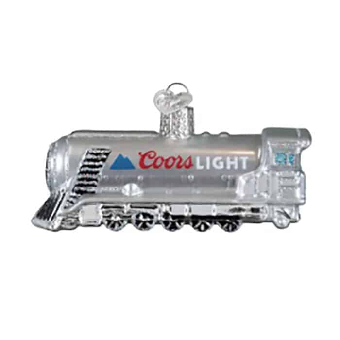 Coors Light Chill Train Ornament Old World Christmas Side