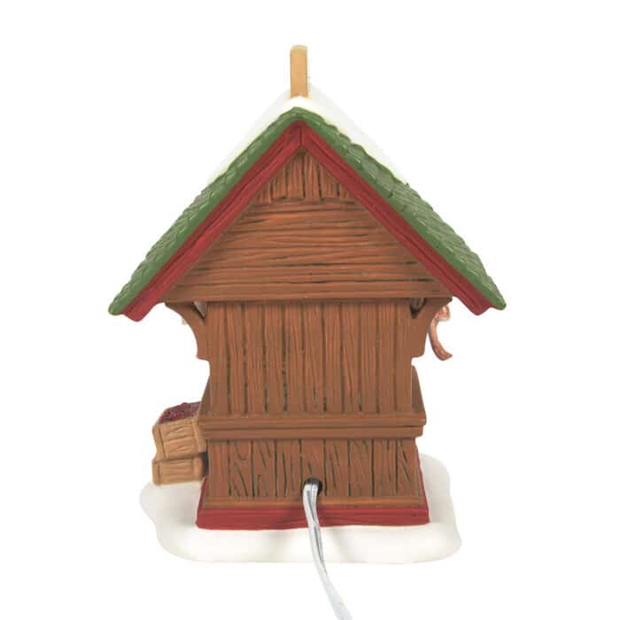 Dressed Turkey Auction Dickens Village D56 Back