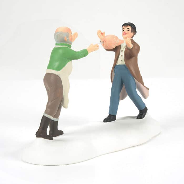 Dressed Turkey Auction Dickens Village D56 Throw Back