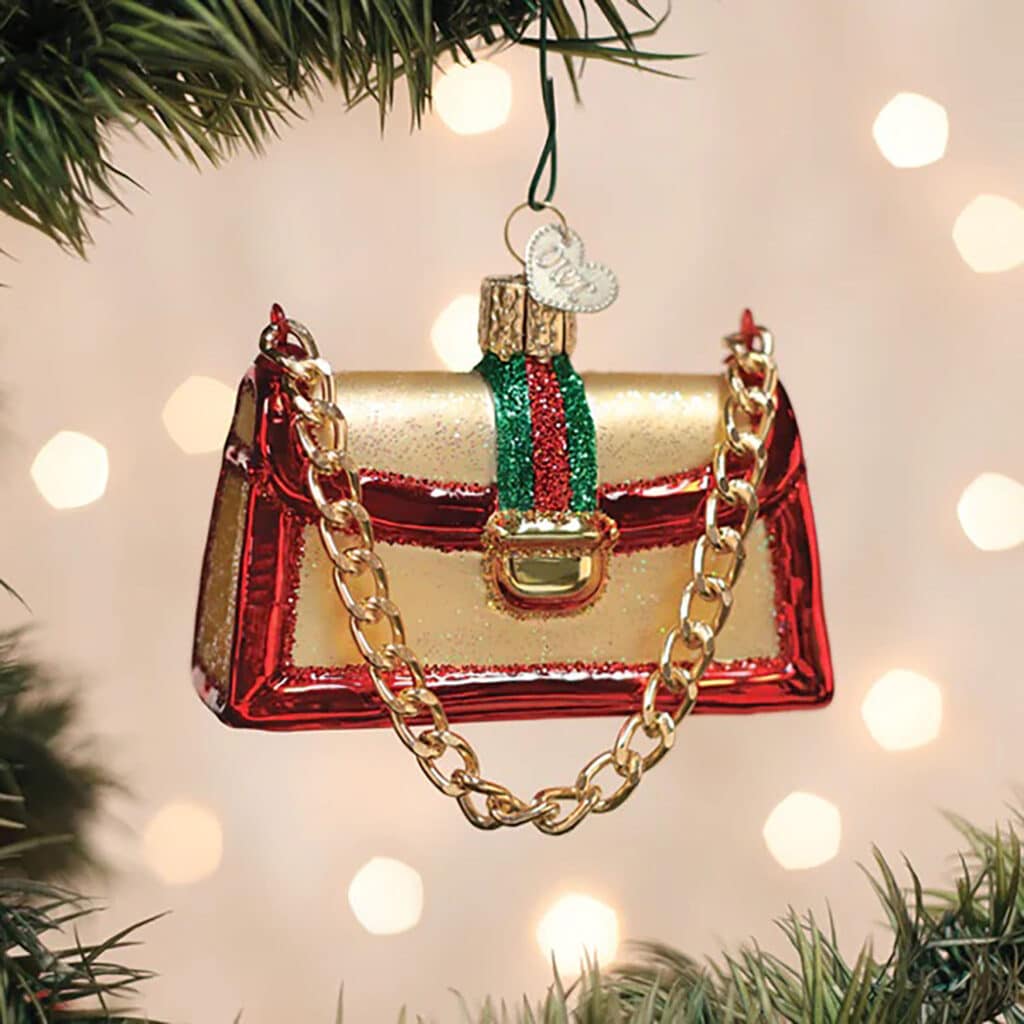 Fashion Purse Ornament Old World Christmas