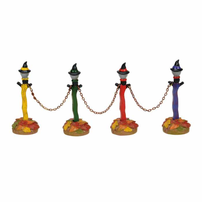 Fencing in or out Halloween Village D56 New