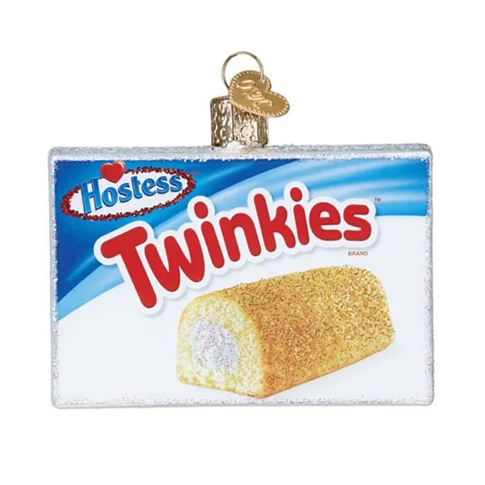 Hostess Twinkies Box Ornament Old World Christmas Back