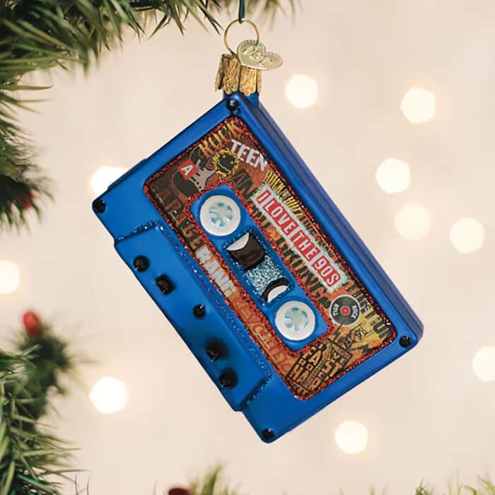 I Love the 90s Cassette Ornament Old World Christmas