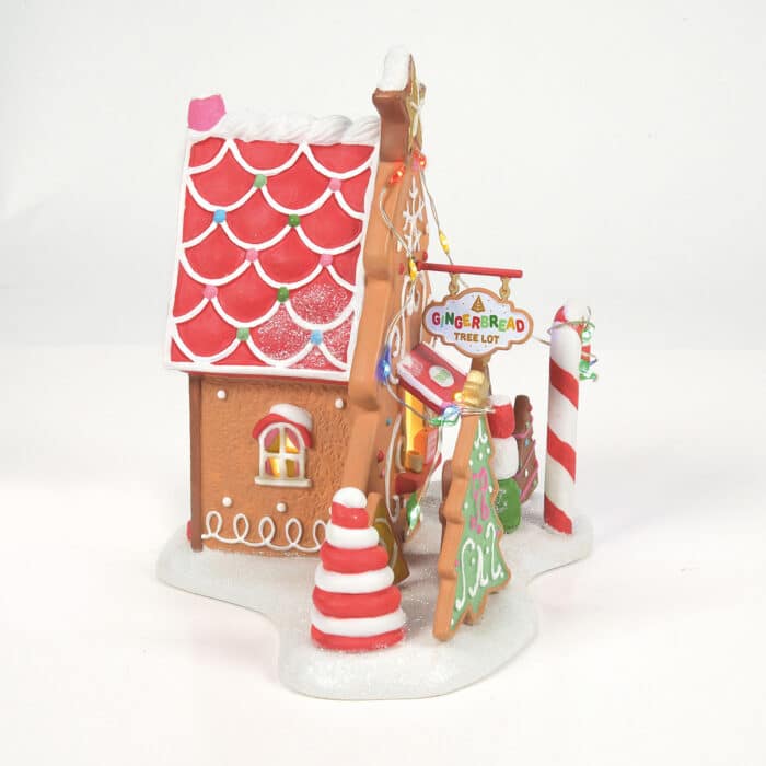 Ice Your Own Tree Lot North Pole Village D56 New Side Two