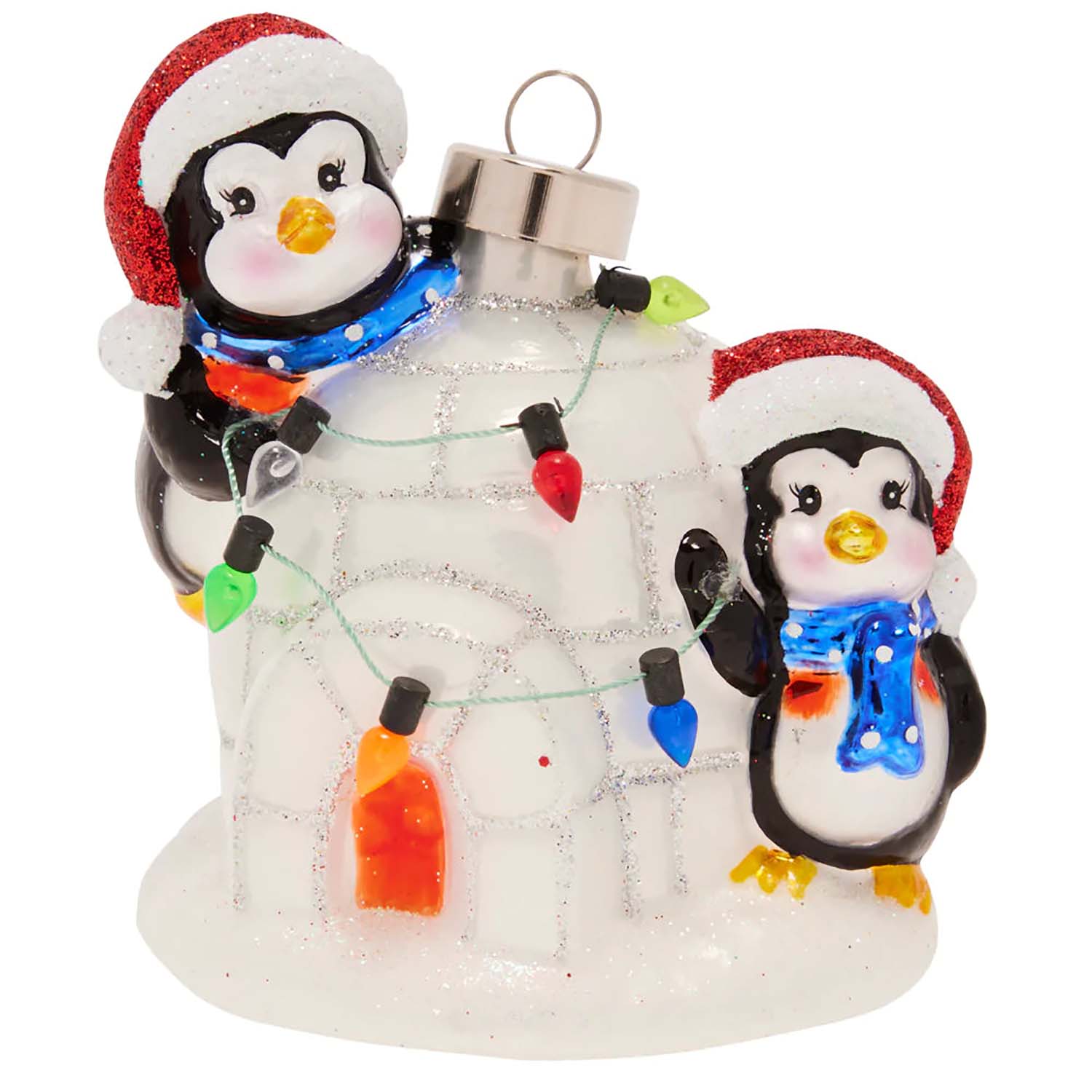 Igloo Penguin Pals Ornament