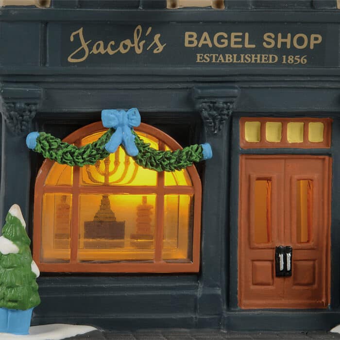 Jacobs Bagel Shop Christmas in the City D56 New Close Up