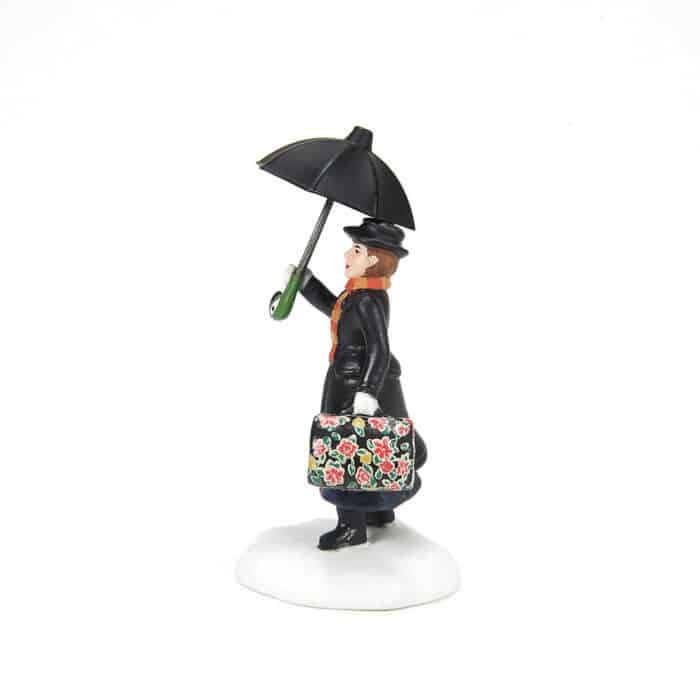 Mary Poppins Arrives Dickens Village D56 Side