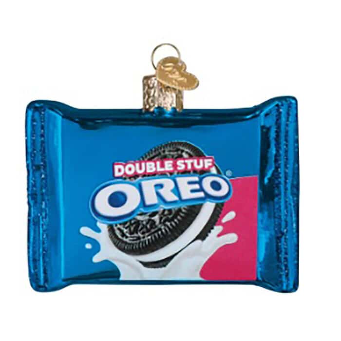 Oreo Double Stuf Cookies Ornament Old World Christmas Back