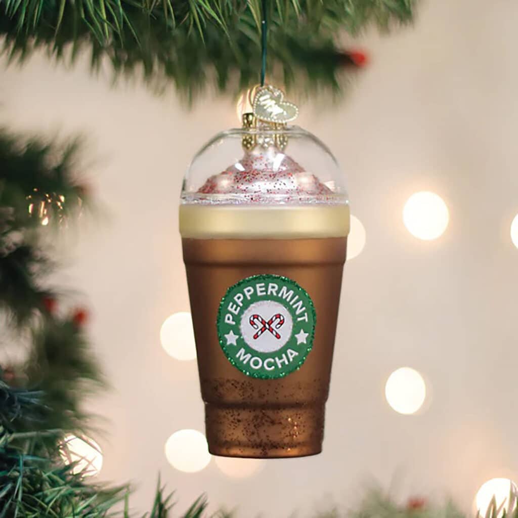 Peppermint Mocha Ornament Old World Christmas