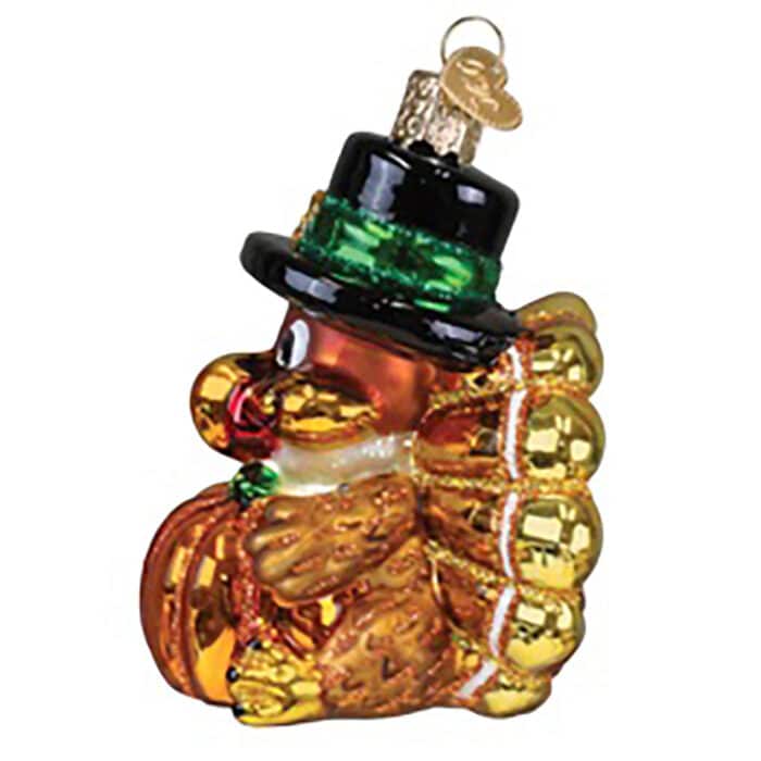 Pilgrim Turkey Ornament Old World Christmas Side