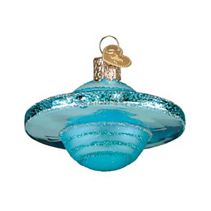 Planet Uranus Ornament Old World Christmas Underneath