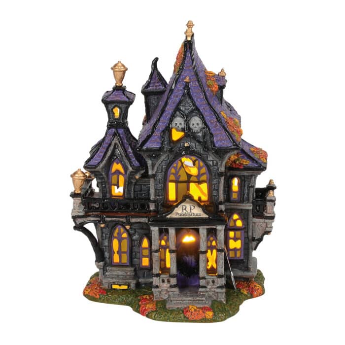 Pucketts Funerarium Halloween Village D56 New
