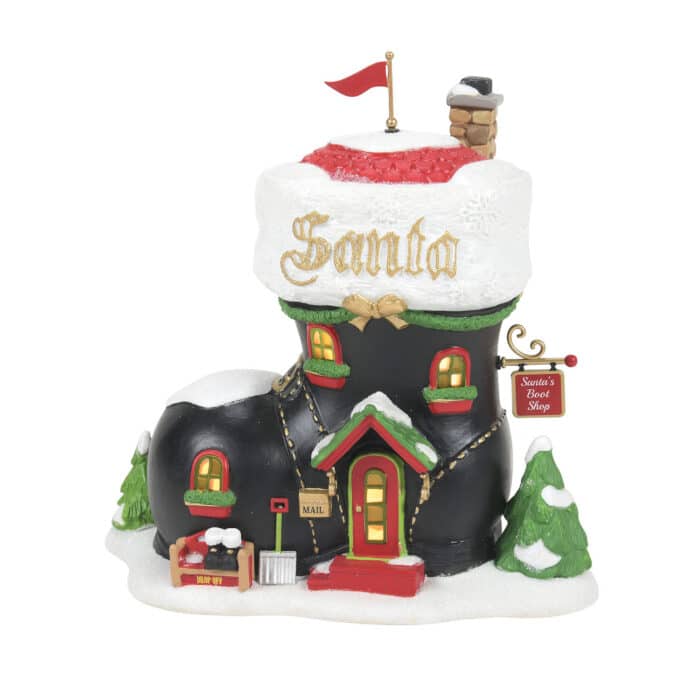 Santas Boot Shop North Pole Village D56