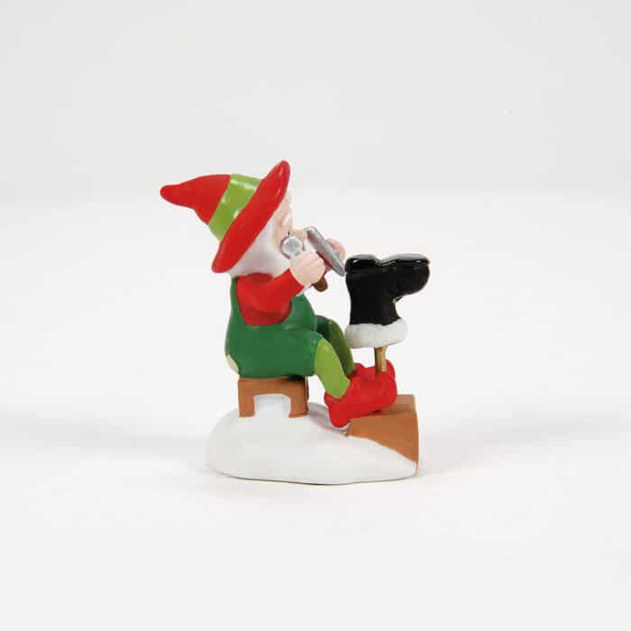 Santas Chief Cobbler North Pole Village D56 Side