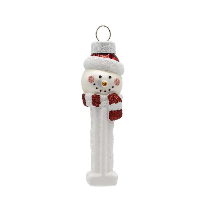 Snowman Mini Pez Ornament