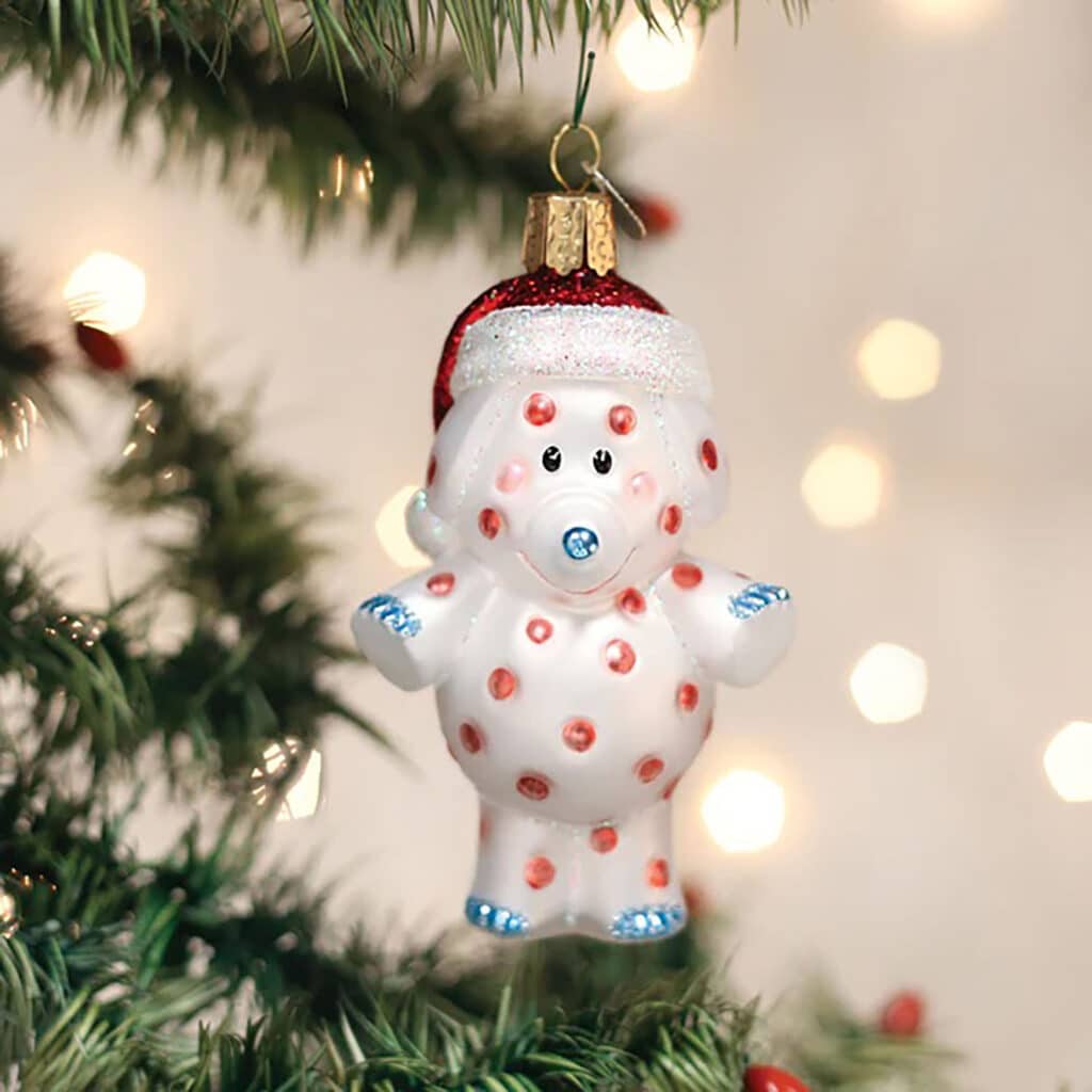 Spotted Elephant Ornament Old World Christmas