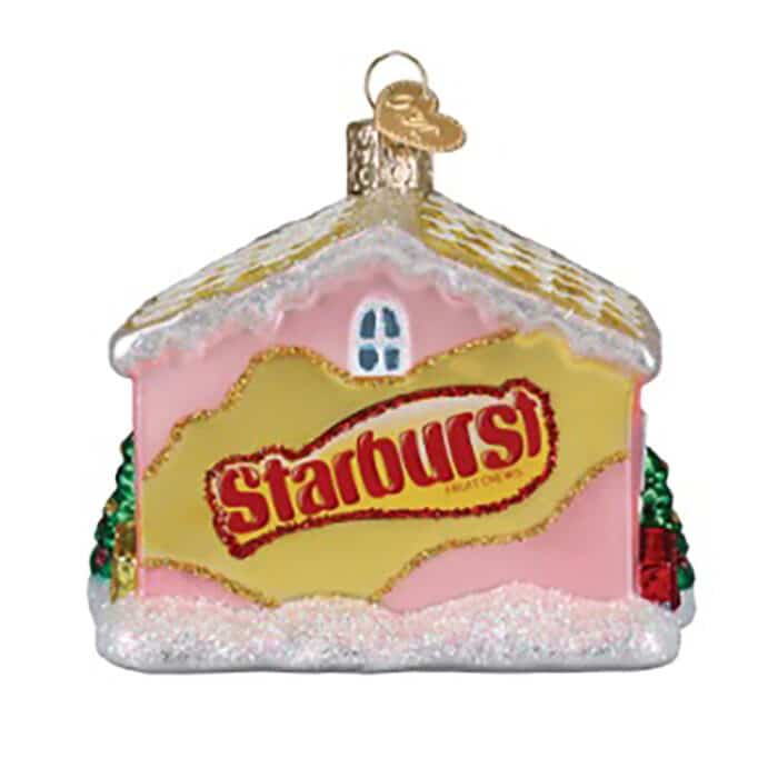 Starburst Cottage Ornament Old World Christmas Back