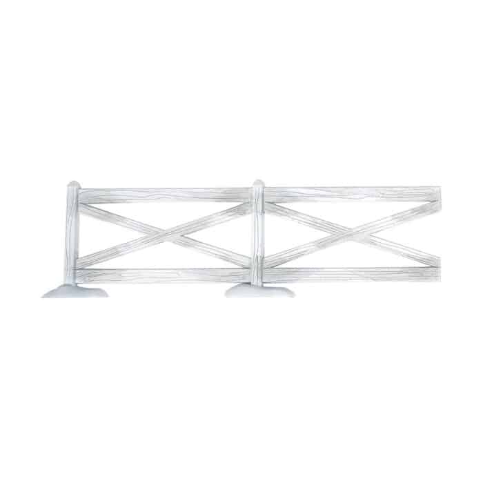 White Crossbuck Fence Set Cross Product D56 New Fence Section