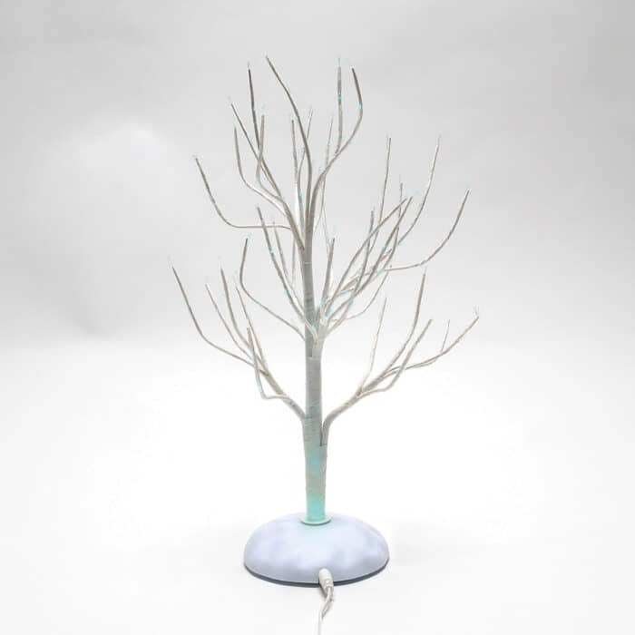 White Twinkle Branch Tree Cross Product D56 New Back