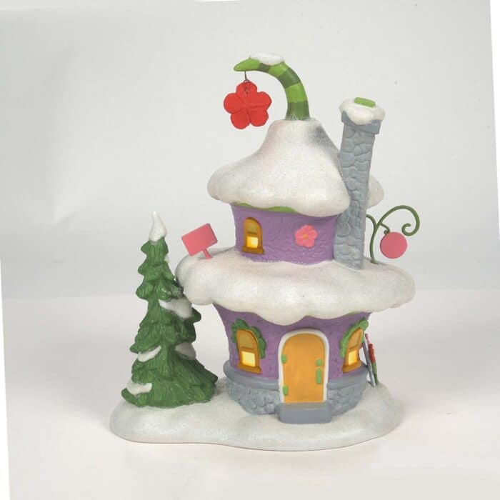 Auntie Whos House Grinch Village D56 Back