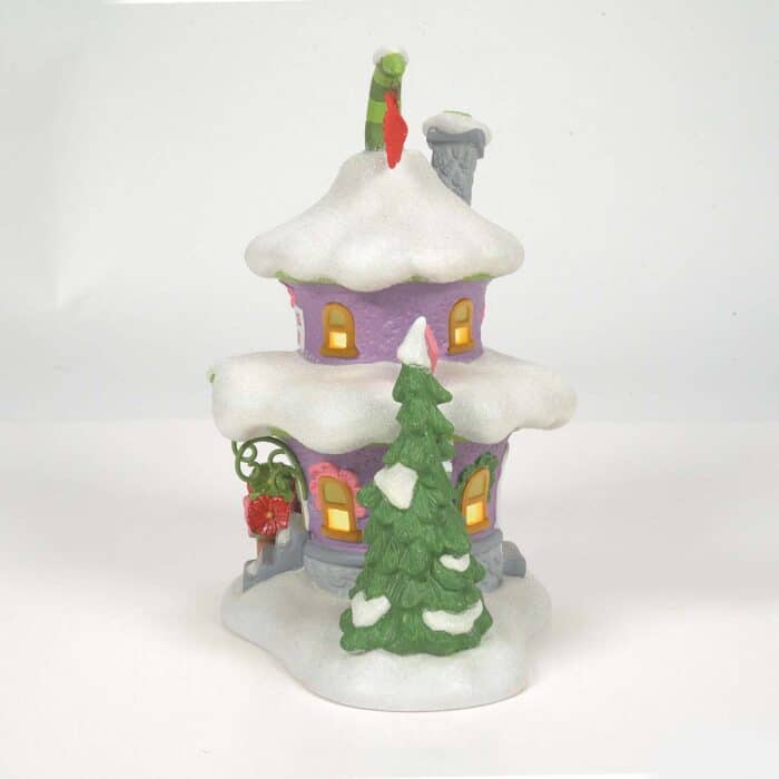 Auntie Whos House Grinch Village D56 Side