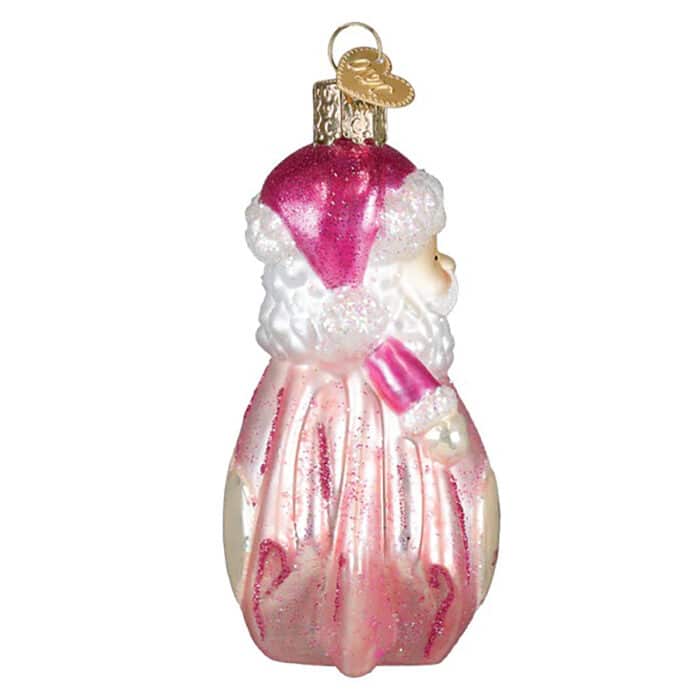 Babys First Lovey Ornament Old World Christmas Pink Side